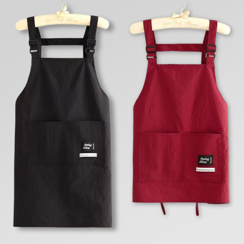 家庭用キッチン用エプロン 防水・防油 女性用 かわいい 洋風 調理・作業用 大人用エプロン 汚れにくい作業服 ドロップシッピング|undefined