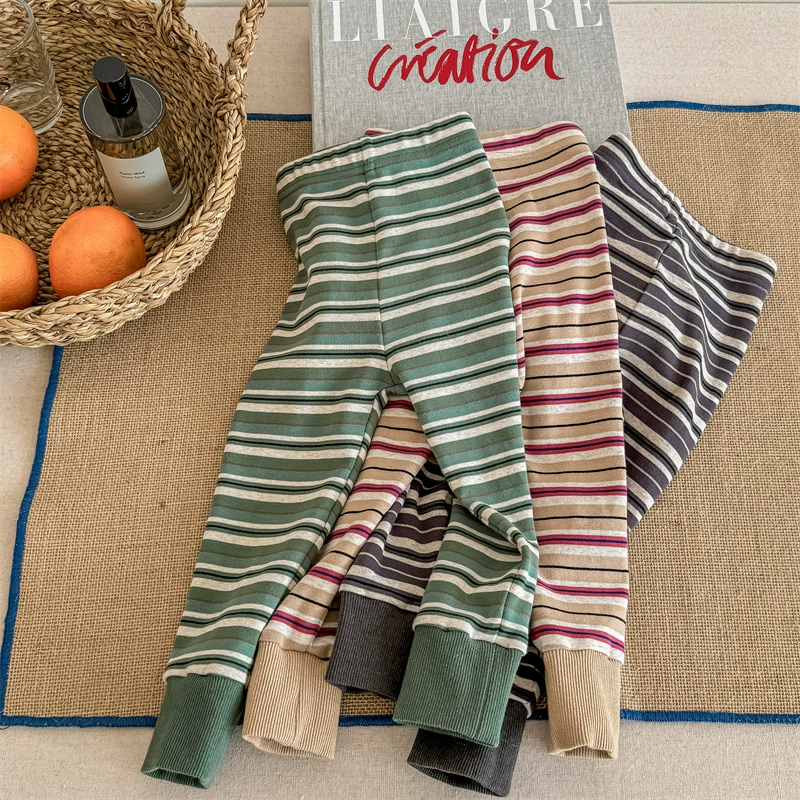 Детские осенние л leggings, брюки, детская одежда, корейский стиль