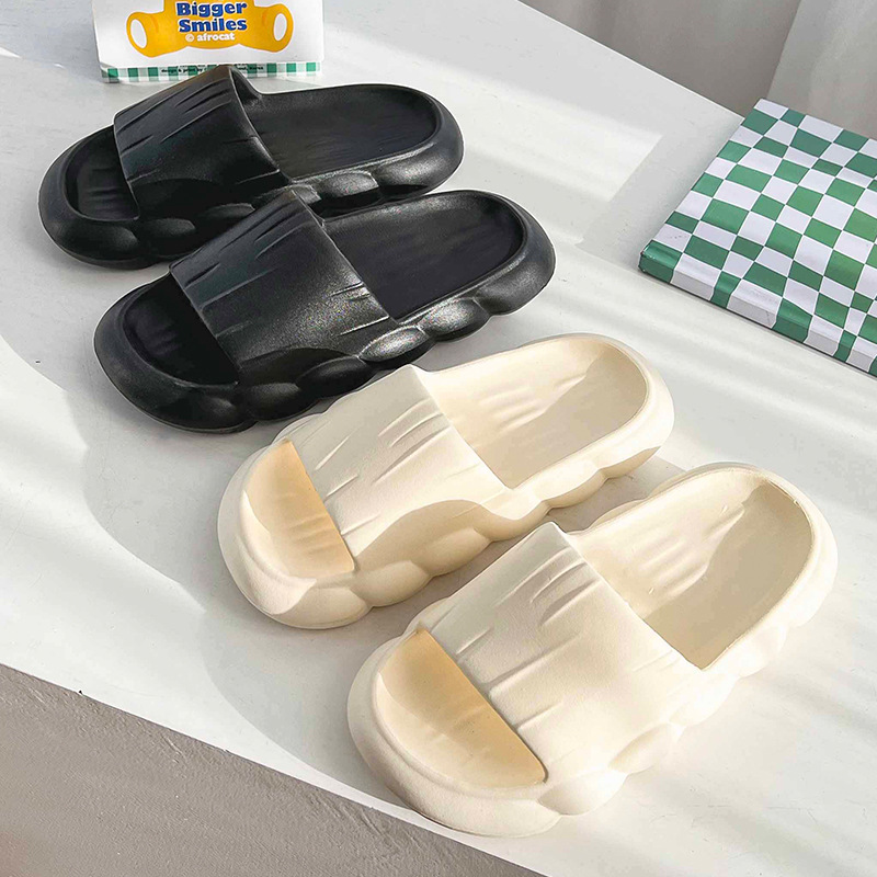 slipper man summer indoor Home Furnishing The thickness of the bottom Exorcism non-slip Deodorant lovers take a shower household Sandals