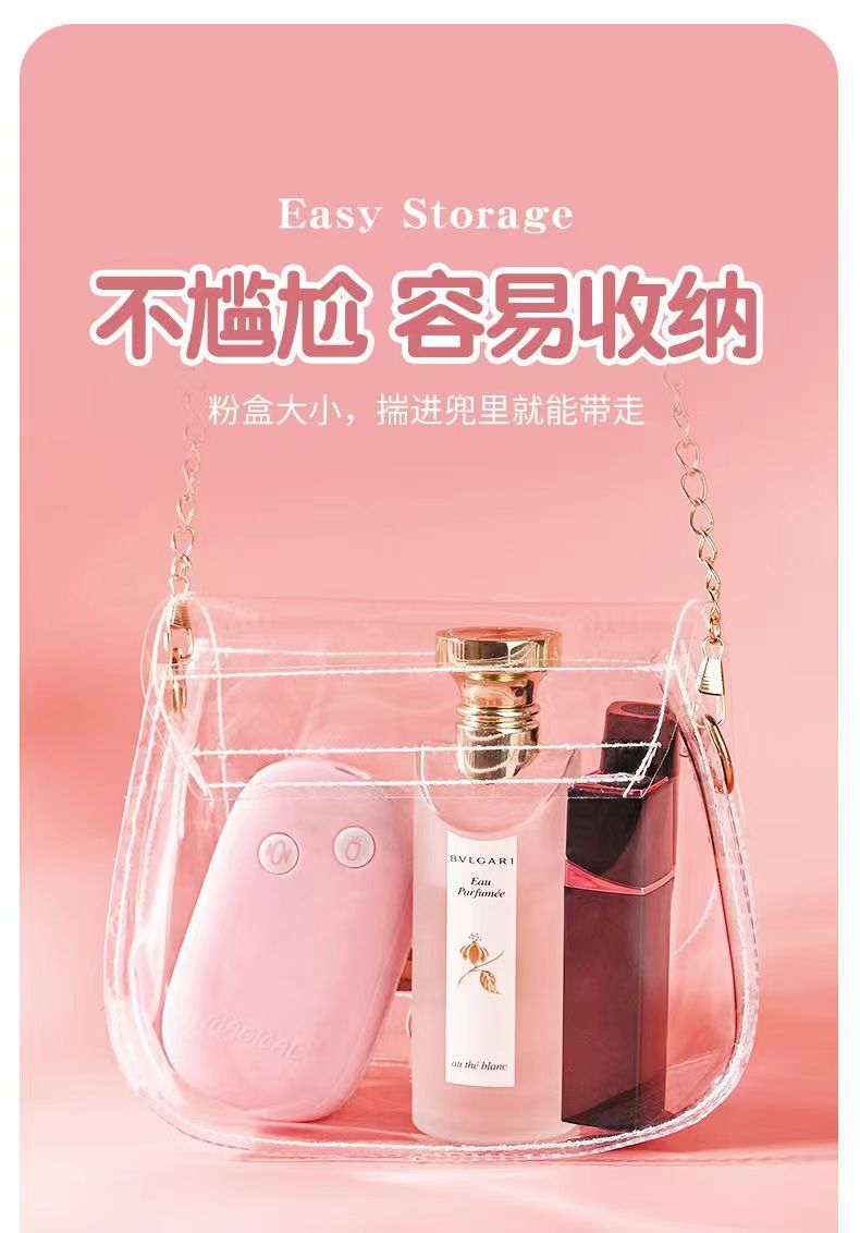 Lai Le Vibrating Egg Magic Box with Tongue Licking and Massage, Light Pink TPE — detail image 1