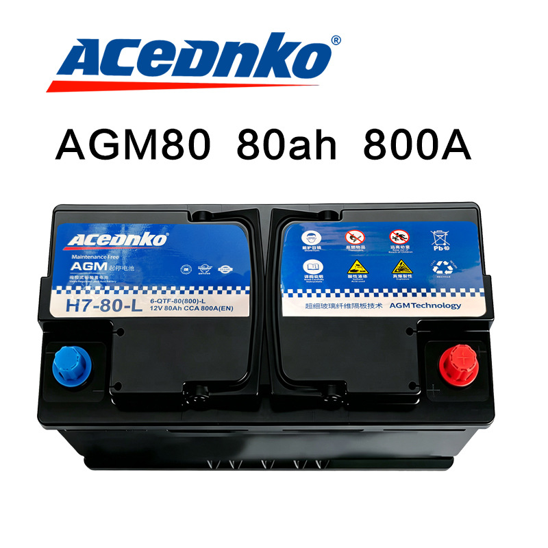 Brand New Agm80 Start-Stop Battery for Buick Lacrosse, Verano, Gl8, Cadillac Xts, Cavalier, Malibu