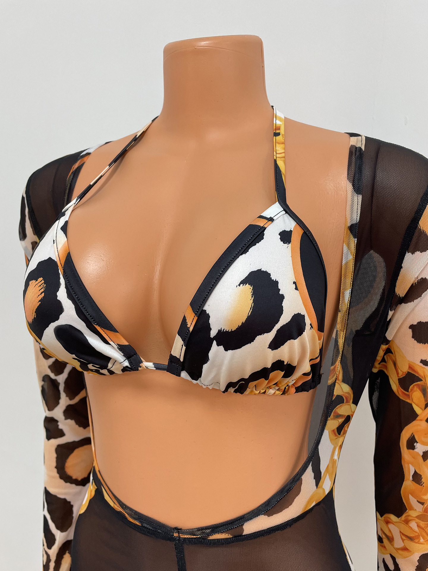 Women's Holiday Street Sexy Leopard Full Length Jumpsuits display picture 26