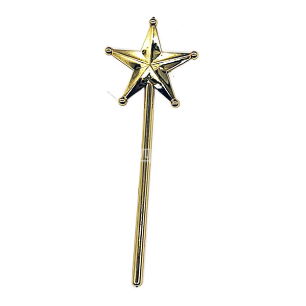 Plastic golden decorations