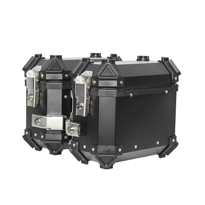 Aluminum Alloy Small Side Box: Motorcycle trunk