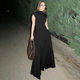 Fall/winter 2024 women's clothing European and American style cross-border new fashion temperament dress slim sleeveless A long dress