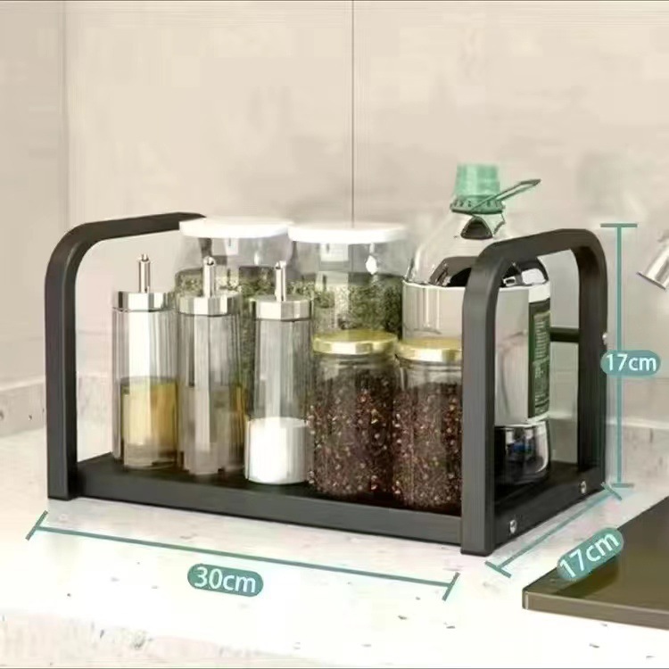 Estante de condimento de cocina Estante de encimera Estante de cuchillo multifuncional Condimento multicapa Aceite, sal, salsa, vinagre, botella, estante de almacenamiento