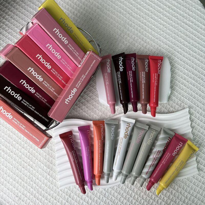 Cross-border hot-selling product: rho-de Hailey lip gloss, colored lipstick, jelly-bean fine shimmer lip glaze, hai-ley Cross-border hot-selling product: rho-de Hailey lip gloss, colored lipstick, jelly-bean fine shimmer lip glaze, hai-ley