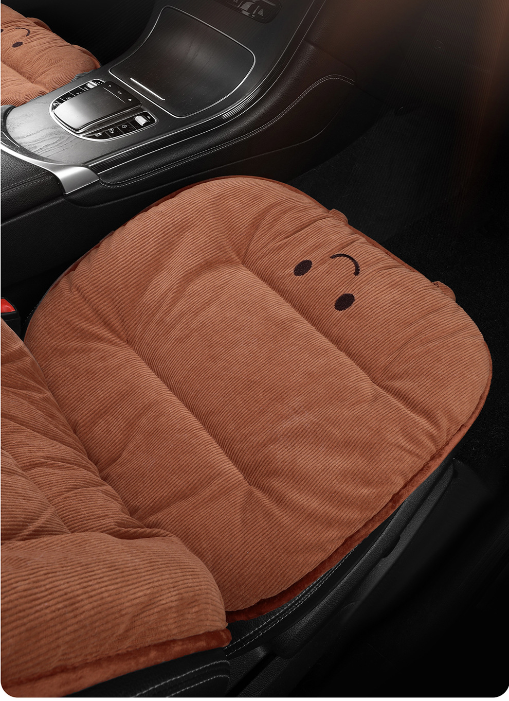 Car Seat Cushion Winter Warm Universal Seat Pad for Driver's Seat, Single Piece down Cushion for Rear Seat, Light Luxury High-End Feel