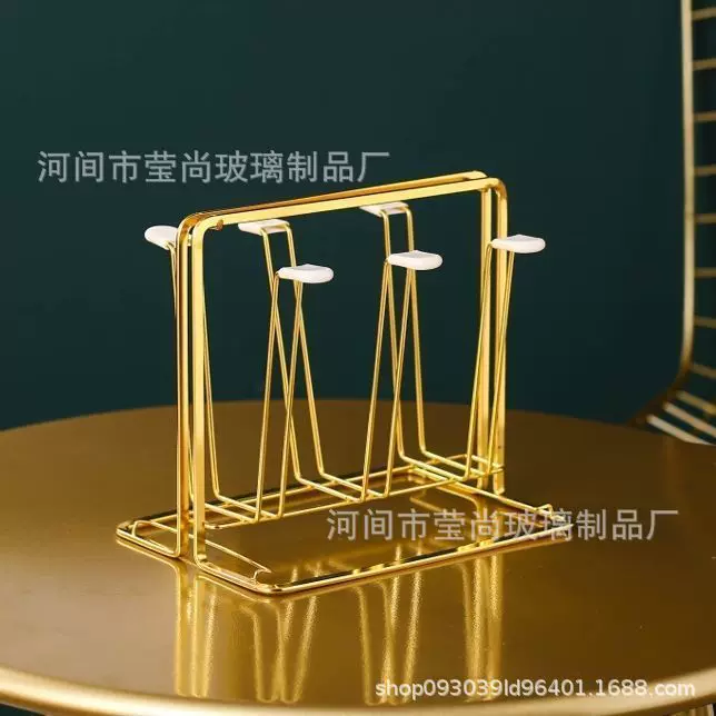 金色杯架沥水杯架玻璃杯杯架套装水杯架网红简约北欧风杯架不锈钢