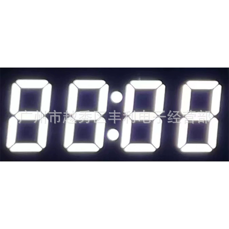 Часы с LED-экраном 0,36 дюйма 4-разрядная цифровая трубка 3462 белый свет, общая анод/катод цифровая трубочная индикация