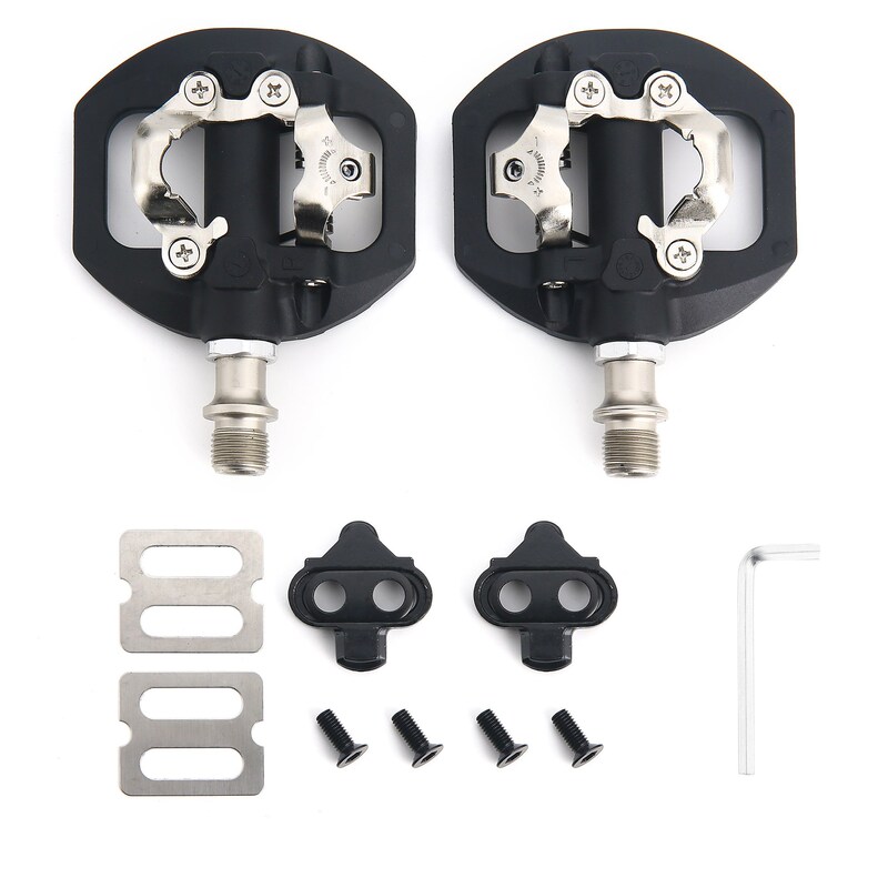 Road mountain bike lock pedal dual-purpose self-locking pedal pedal compatible SHIMANO SPD lock shoe