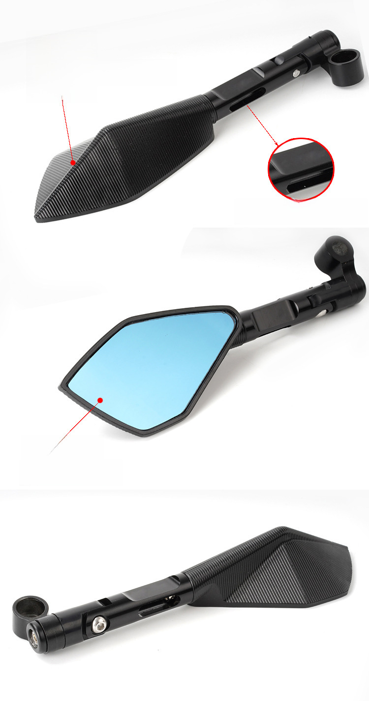 Motorcycle Rear View Mirror Image 1