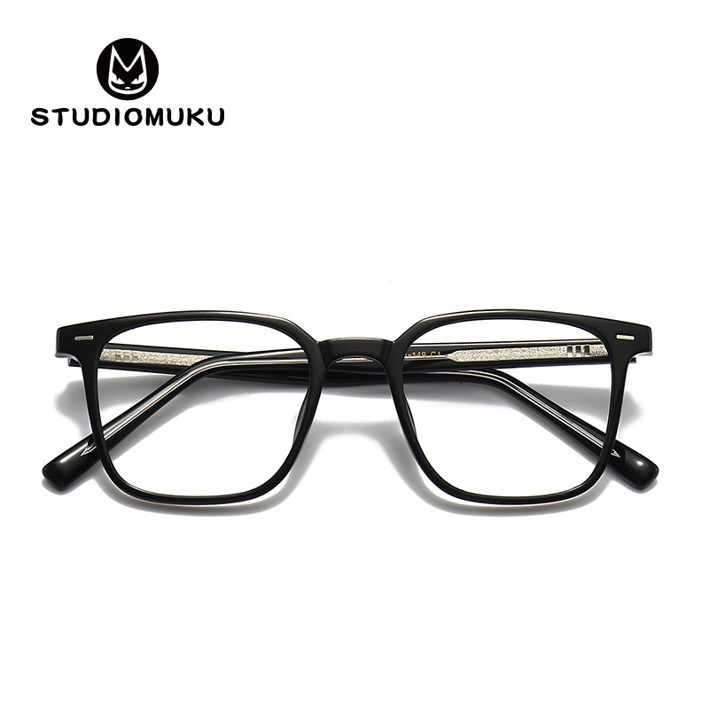 STUDIOMUKU mu fresco gafas un marco retro miopía gafas que te hace instantáneamente Super