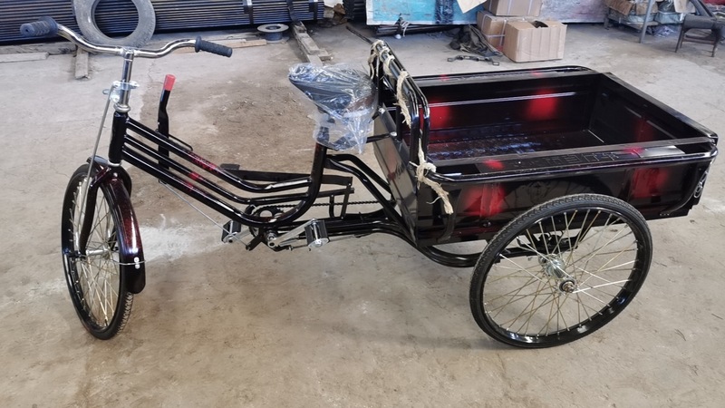 足踏み三輪車0.7-1.5メートルの大型車斗加重型の古い荷物の足を踏んで省力的に人力三輪になる|undefined
