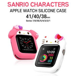 Sanrio for iwatch Apple Watch Silicone Protective Cover applewatch6 Generation 7/SE/5/4/3/2