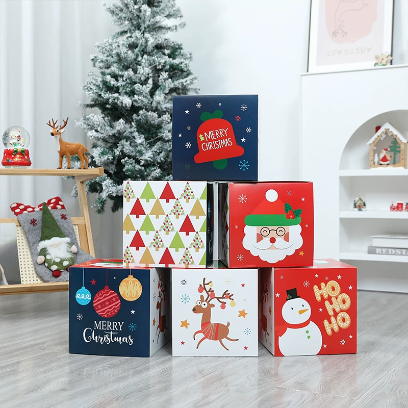 Christmas decorations, gift box, bag, set, layout, Birthday gift