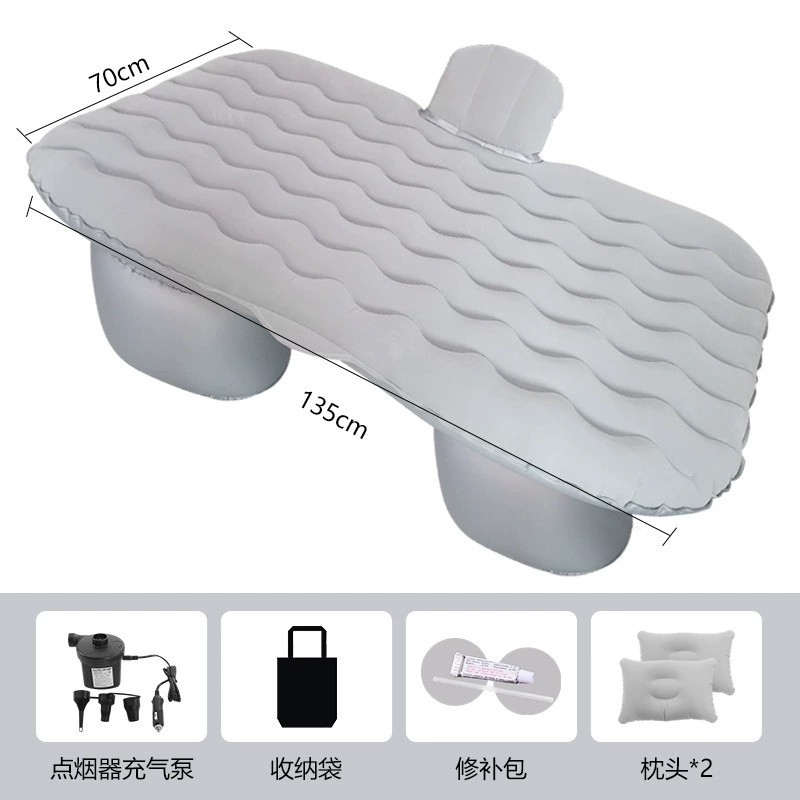 Inflatable Mattress SUV: Qìchē Vehicle-mounted inflatable bed - gray
