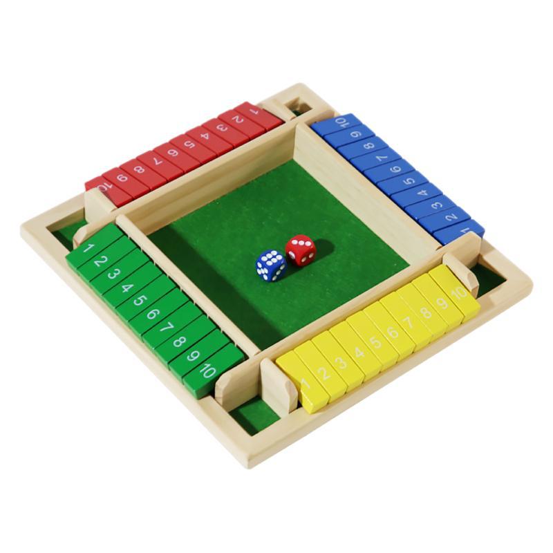 Juego de flop de cuatro lados, fiesta de bar, ocio, juego interactivo, juguetes digitales, juegos de mesa para padres e hijos para niños, orden de vino