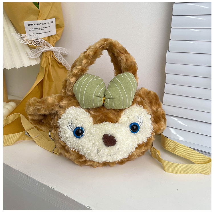 Children's fruit coin purse, plush toy, cute watermelon chain crossbody bag, hand-held pillow, girl cartoon single-shoulder bag undefined