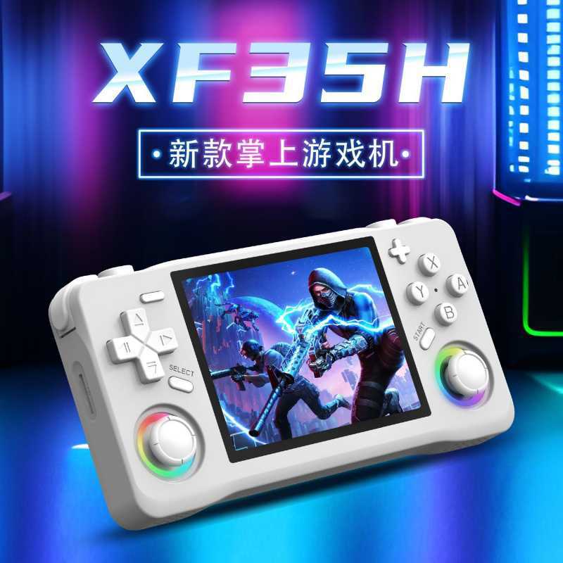 Cross-Border 2025 New Xf35H Open Source Handheld Game Console 3.5inch Can Be Connected to Psp Retro Nostalgic Handheld Game Console