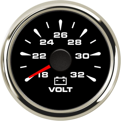 backlights, automobile instrument - silver-edge-black-background-18-32v