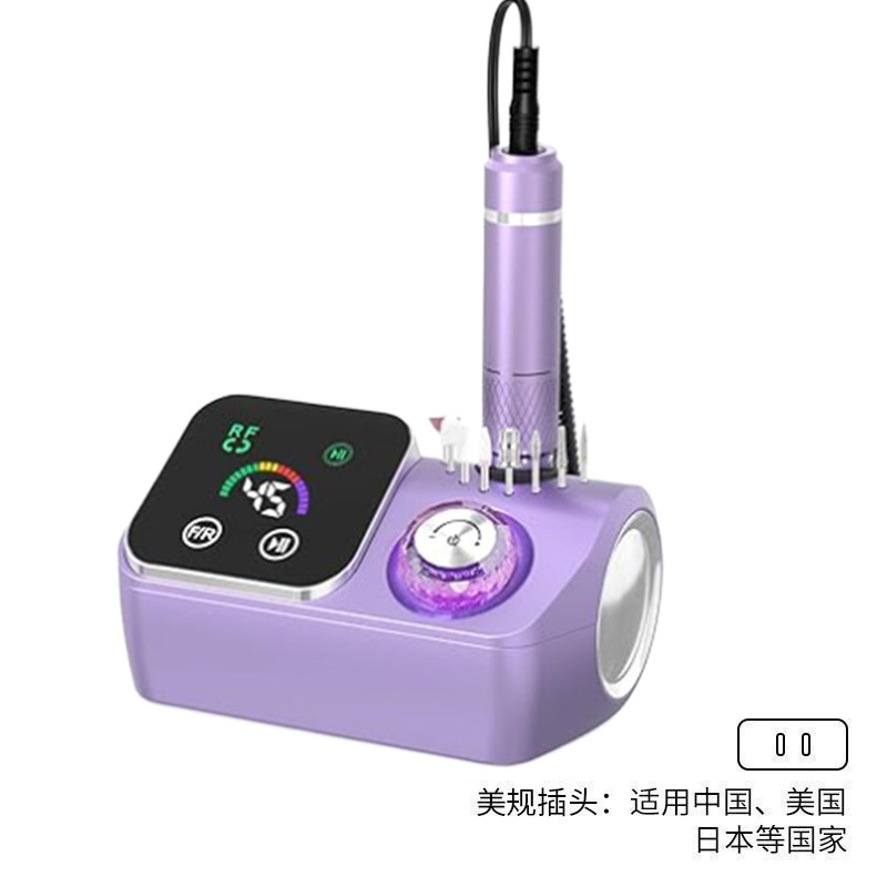 Ampuñadora de uñas transfronteriza gran torsión 45000RPM ampuñadora de alta velocidad ampuñadora de uñas profesional