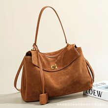 26新款Rodeo锁扣凯丽斜挎包磨砂托特包大容量单肩手提腋下包包女