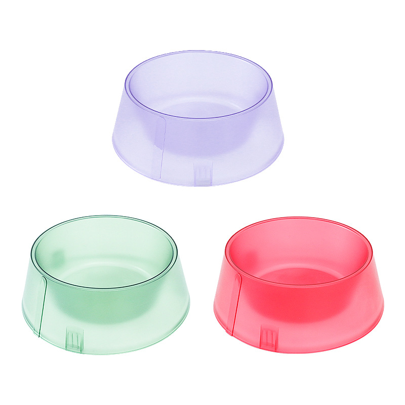 Pipetao tazón para mascotas tazón semi-transparente tazón de fuente original gato mascota en stock al por mayor de gran tamaño anti-golpe antideslizante tazón para mascotas