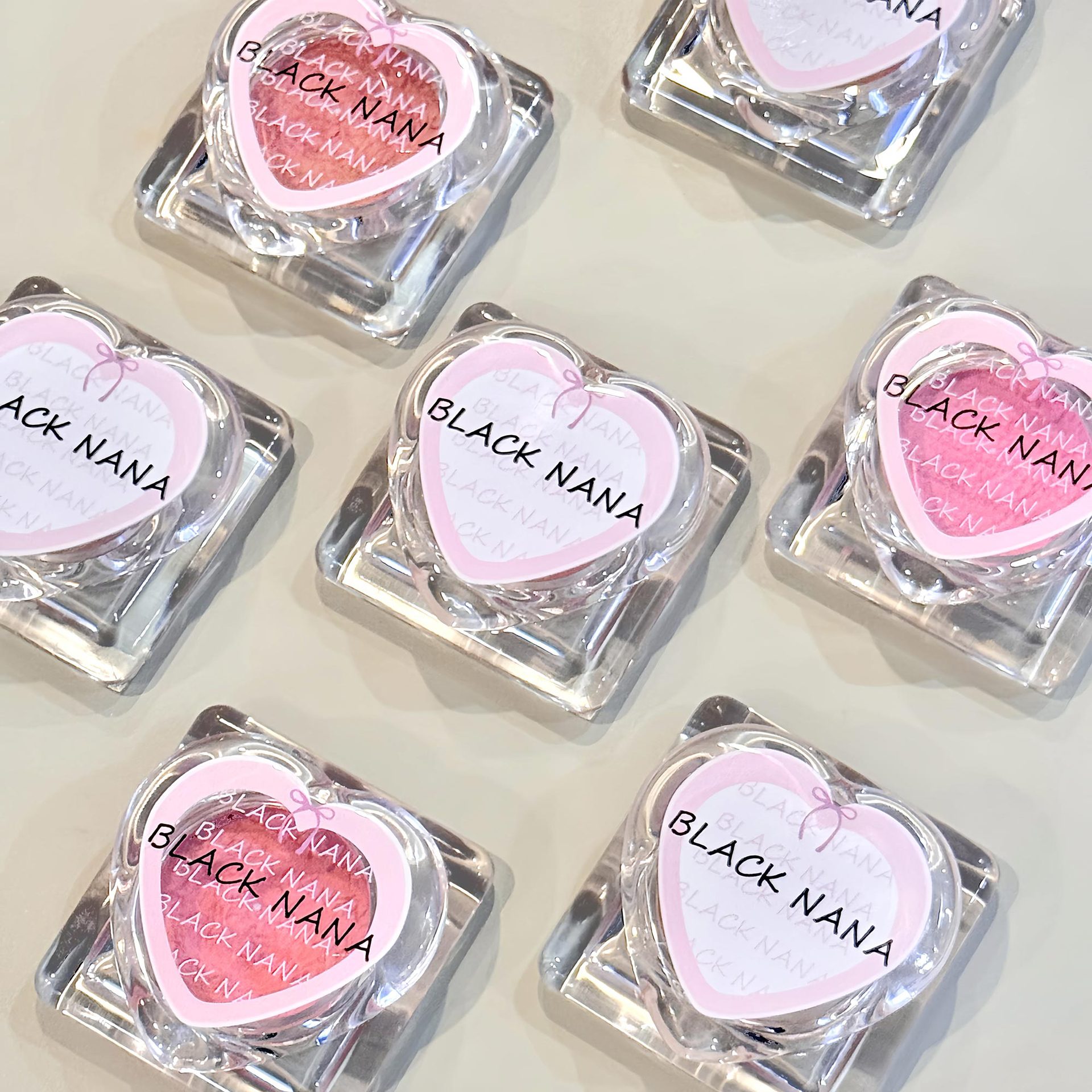 BLACK NANA Blush Low Saturation Strawberry Milk Color Melon Color Mashed Potato Eyeshadow Universal Blush Palette Wholesale undefined