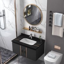 洗脸盆柜组合洗漱台陶瓷一体盆洗手台小户型卫生间洗面池浴室柜