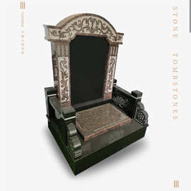 现代墓碑样式图片 周边石雕花岗岩墓厂 火葬碑的格式