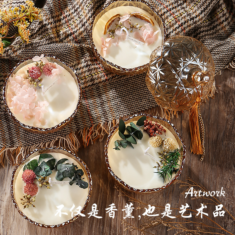 誕生日プレゼント コーヒー色のギフトボックス お土産 イベント ビジネスギフトセット アロマキャンドルギフトボックス 七夕教師の日|undefined