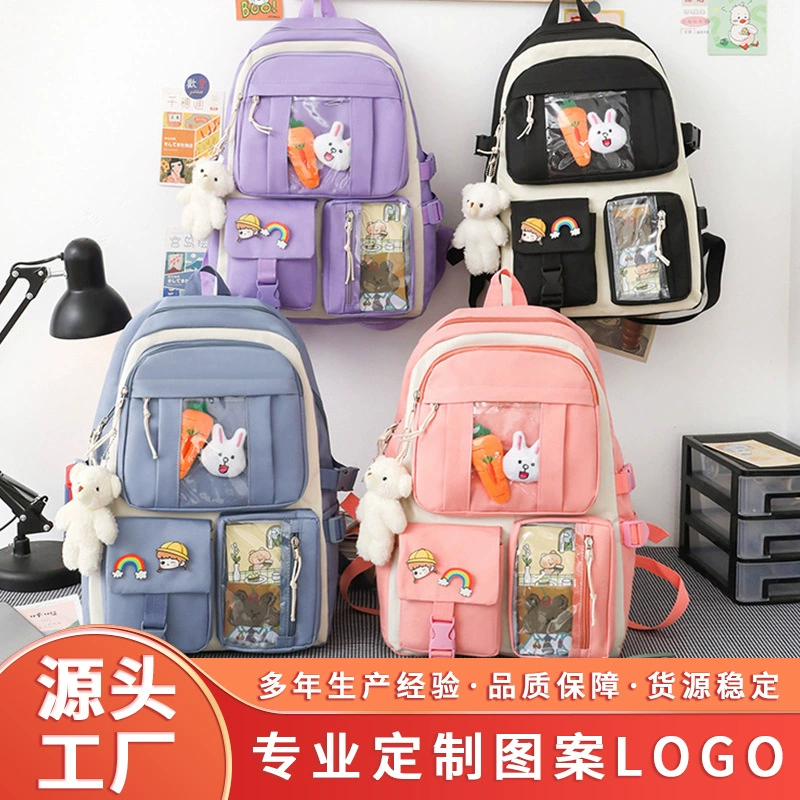 Backpack, cute capacious shoulder bag for princess, for secondary school