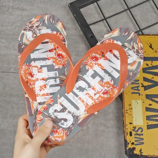 2024 new summer two-color flip flops men's casual men's flip-flops outdoor slippers beach sandals stall