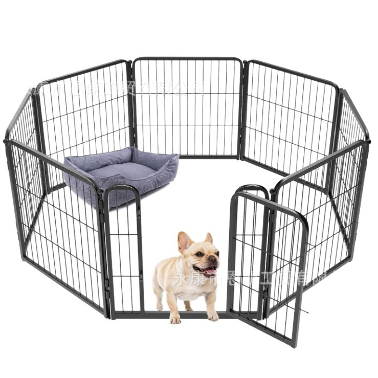 Cercas para perros interiores para cachorros y perros pequeños, negro, comercio exterior transfronterizo image 6