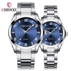 Chenxi CHENXI brand fashion couple watches cross-border Guangzhou manufacturers wholesale steel belt men's and women's quartz watches