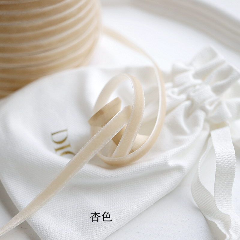 1cm/0,6 cm cinta de terciopelo de color cinta de cisne cinta de bricolaje material hecho a mano cinta cinta cinta decorativa