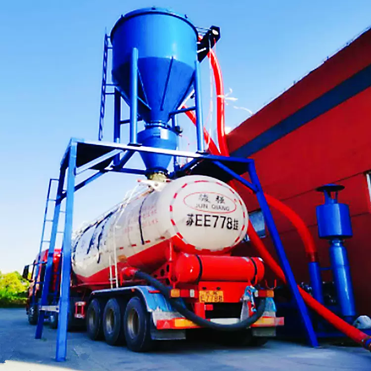 电厂检修清灰装车输送机 石灰石粉清库气力输送机水泥灰装车装罐