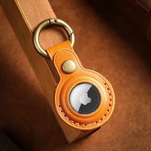 适用苹果Airtag保护套真皮追踪器原创手工真皮保护套立体高端质感