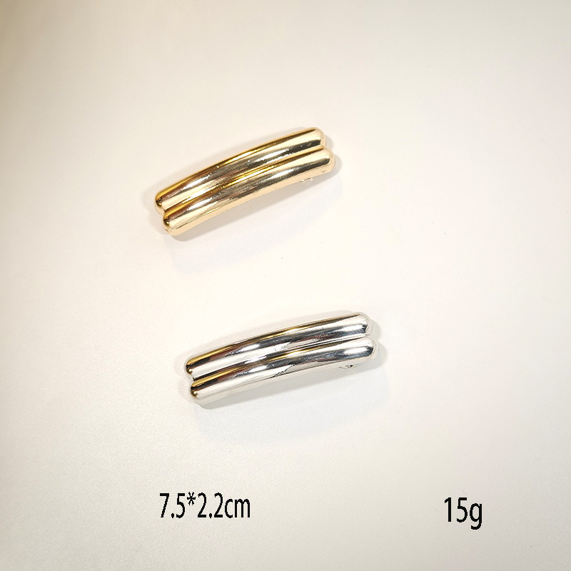 1 Piece Quantity Holiday, Daily Occasion Women's Simple Style Geometric Alloy Plating Hair Clip