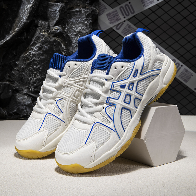 Zapatos de bádminton femeninos profesionales de voleibol transpirables estudiantes competencia entrenamiento de parejas zapatos de tenis de mesa hombre zapatos