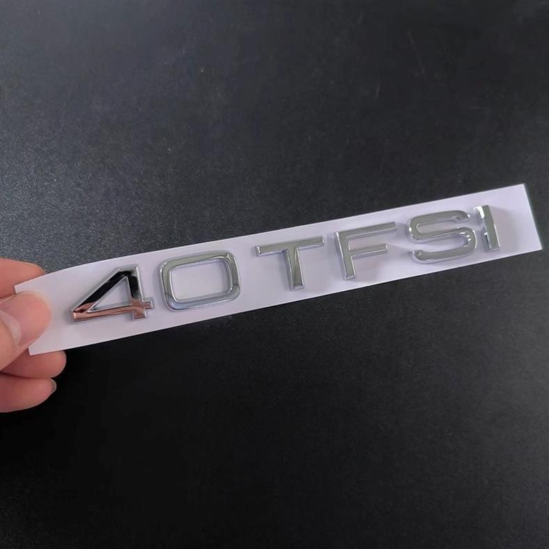 FAW Audi Q3 Q2L original car emblem modification: four-ring 40 four-wheel drive emblem, 35 TFSI engine displacement emblem, and rear tail emblem set
