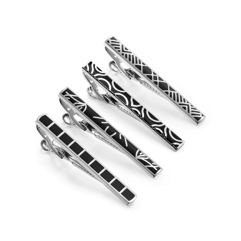 戴丽 Black enamel, tie, retro fashionable set, accessory