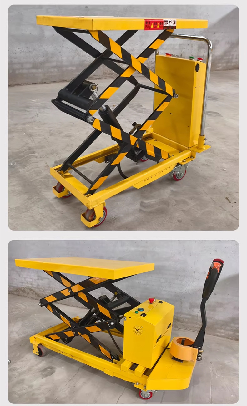 Kj-Mob-M-Cus Mobile Trolley Manual Hydraulic Small Lifting Platform Transport Cart Customized