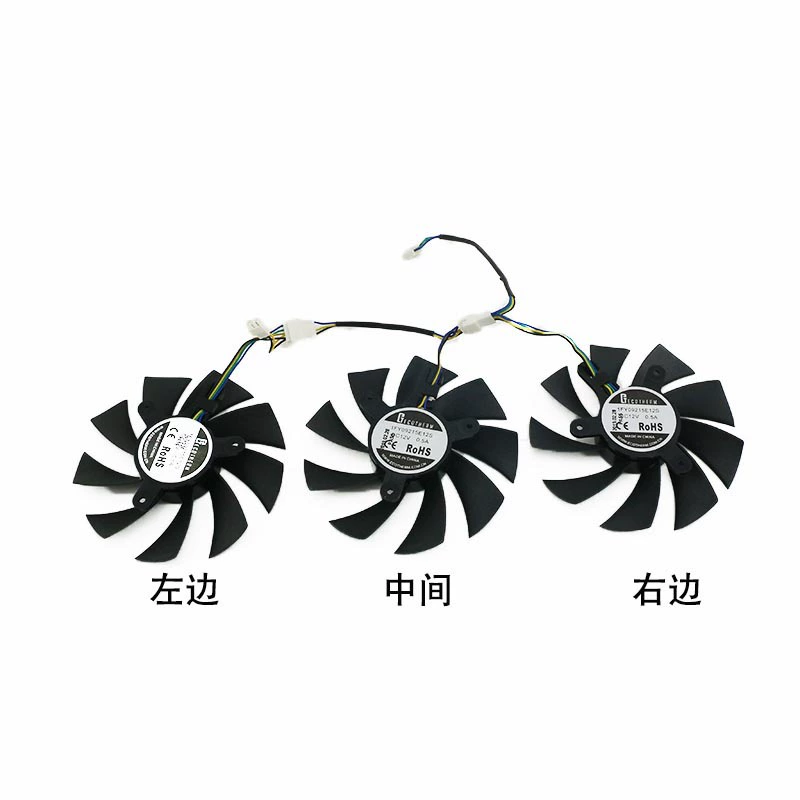 Совместим с ZOTAC Sotai вентилятор видеокарты RTX2060/2060S/2070/2070S/1660TIX-GAMING