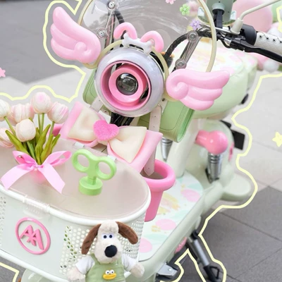 Other Electric Vehicle Accessories: Clockwork Decoration Cute Electric