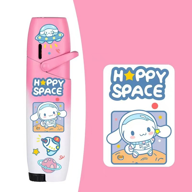 pink white cinnamon dog