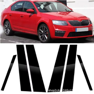 Skoda Octavia Jingrui Haorui Express Komik Krook avtomobil pəncərə qara orta sütun stikeri