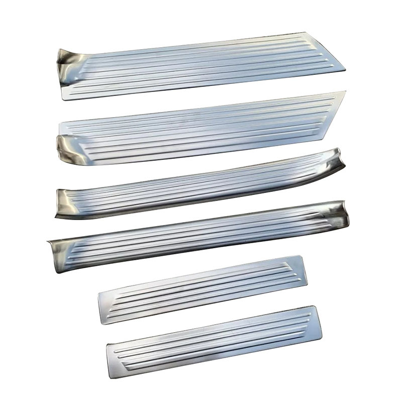 Adecuado para Toyota 23 Sienta puerta exterior alféizar bienvenida pedal puerta de acero inoxidable alféizar decorativo tira brillante Etiqueta interior