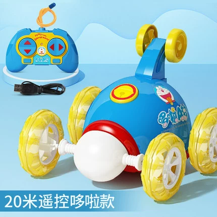 Dump truck, racing car, electric off-road toy car for boys, Doraemon, remote control
